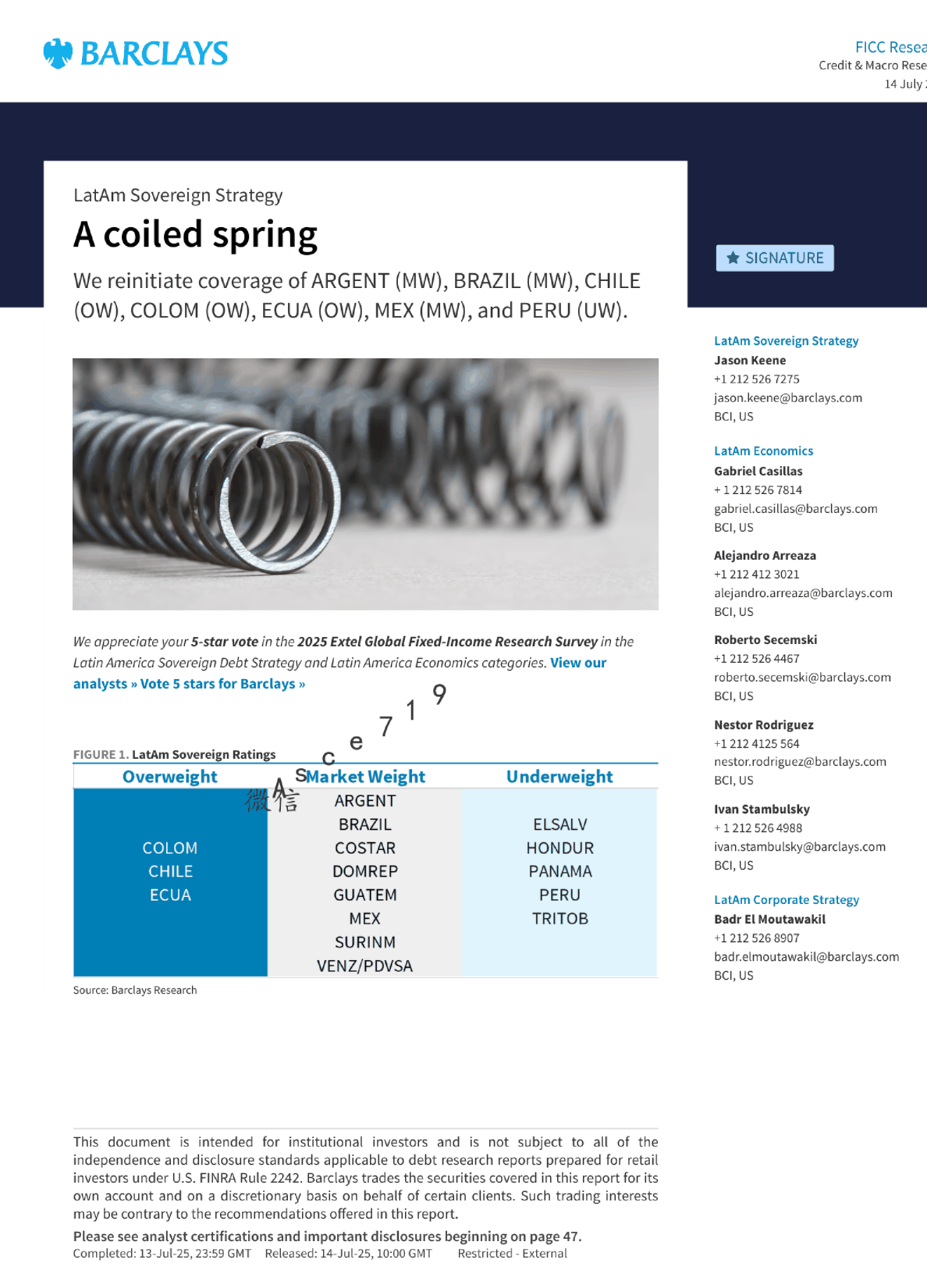 拉丁美洲主权策略：蓄势待发