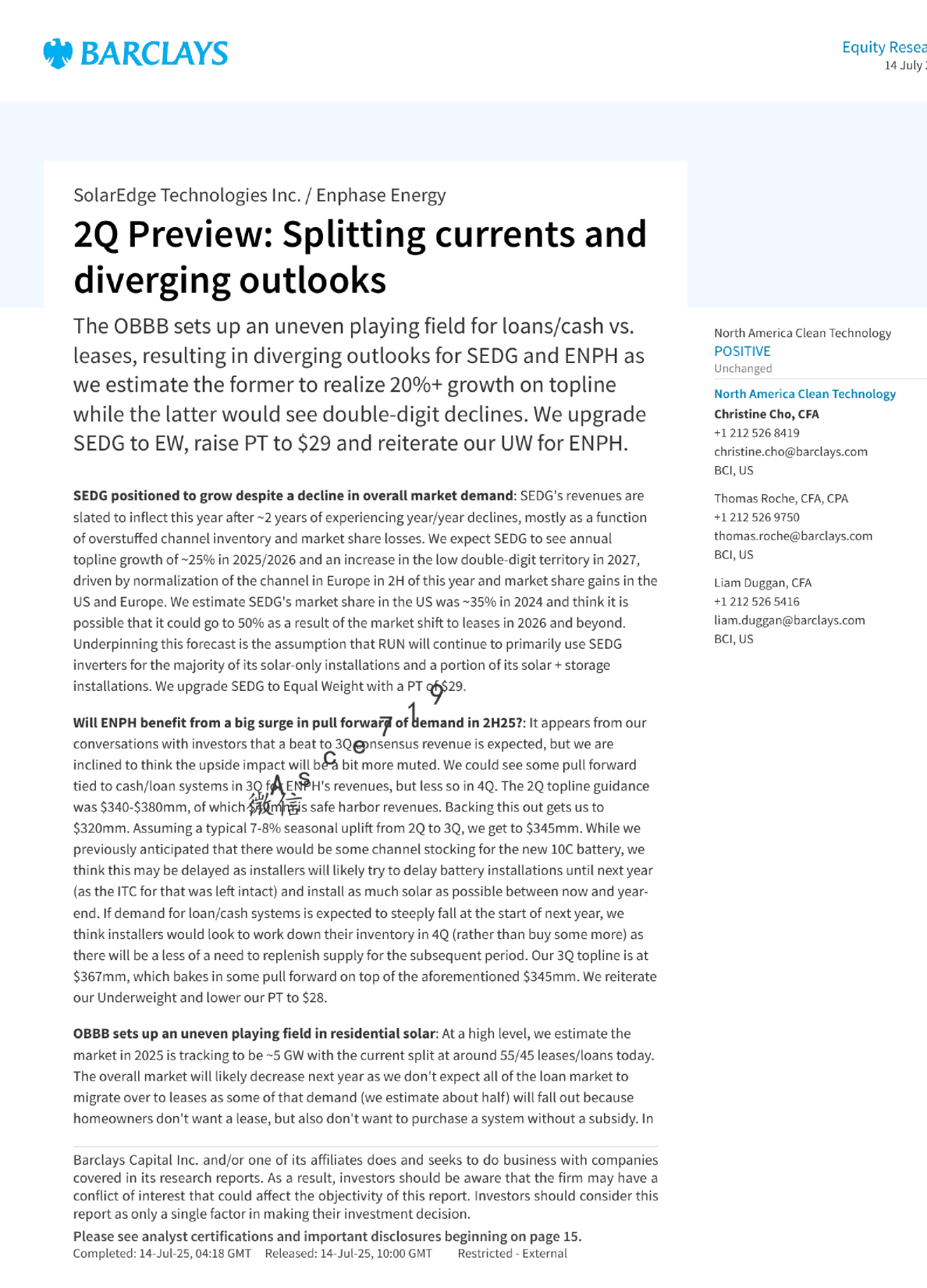 2Q预览：电流分裂与前景分歧