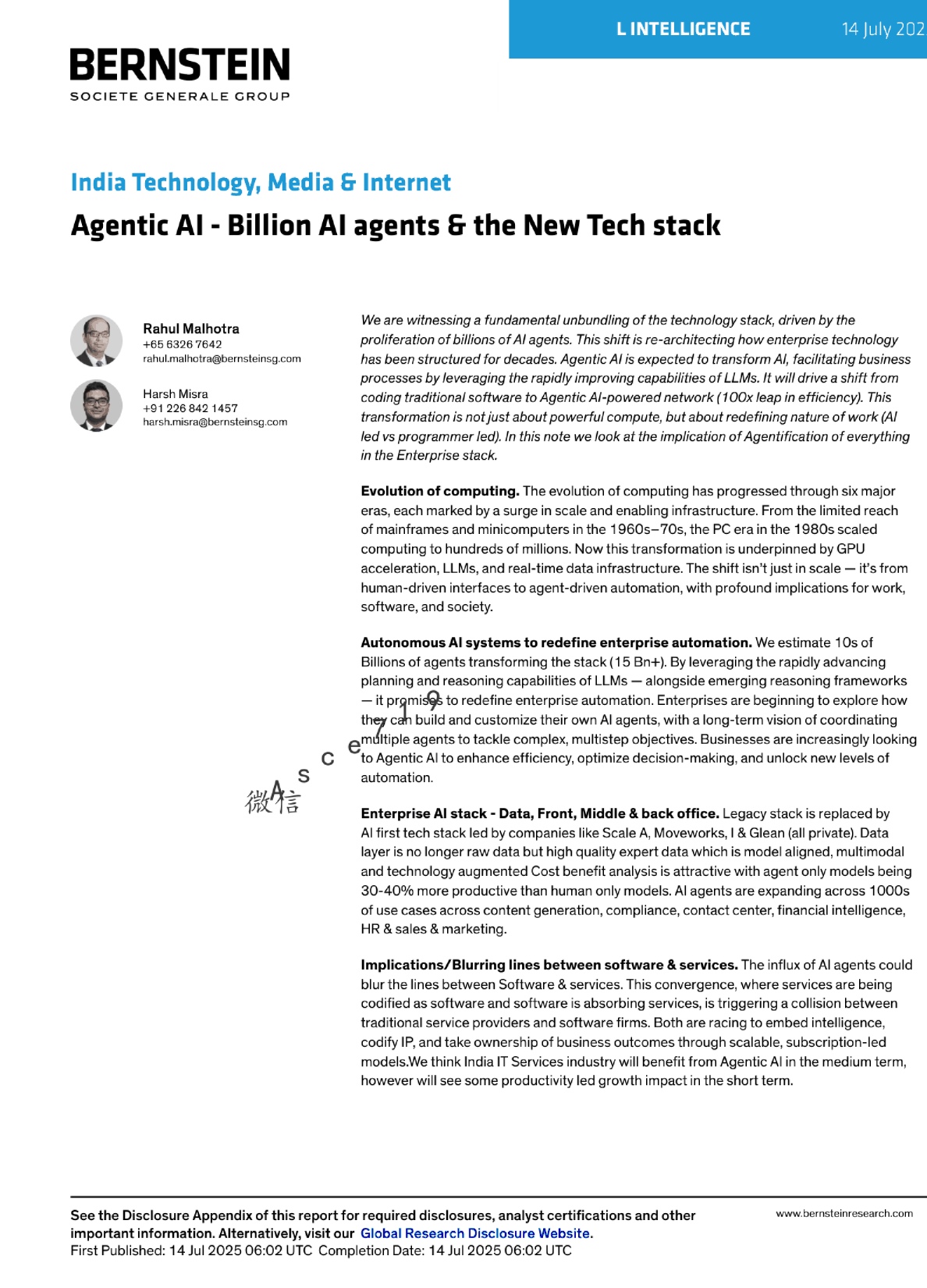 Agentic AI - 数十亿AI代理与新科技栈