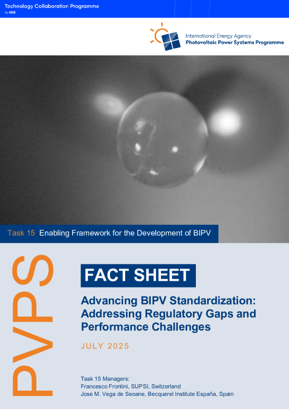 概况介绍：推进BIPV标准化——解决监管差距和绩效挑战