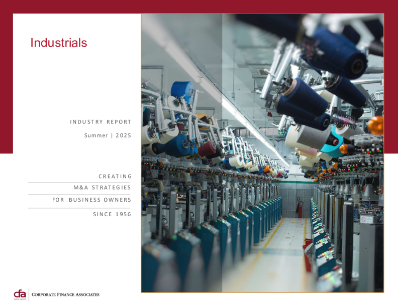 工业行业报告：2025年夏季并购策略