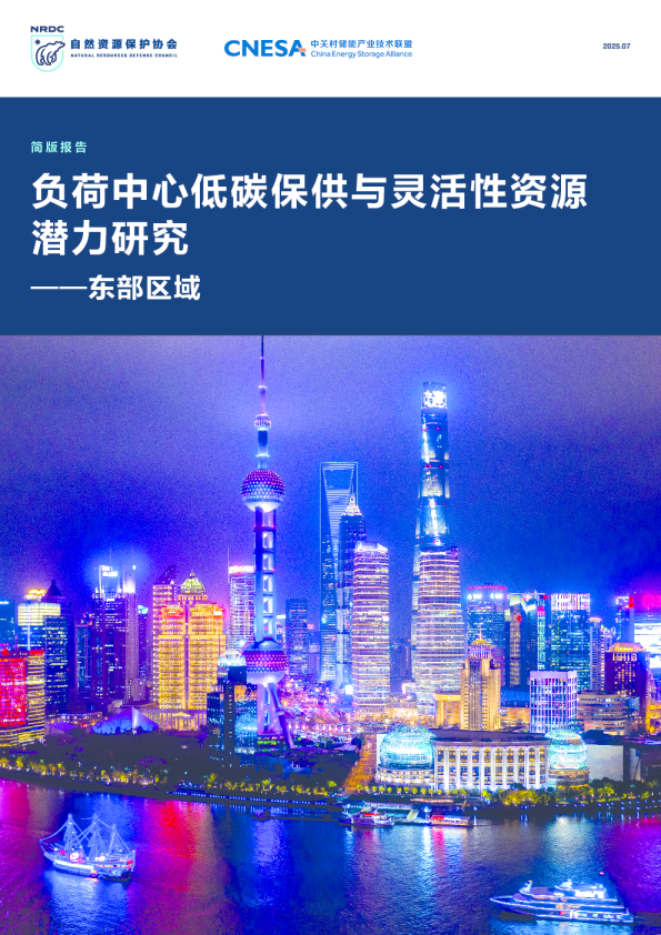 负荷中心低碳保供与灵活性资源潜力研究——东部区域