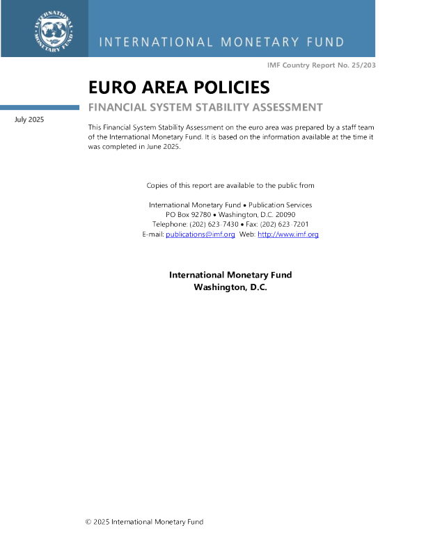 欧元区政策：金融体系稳定性评估