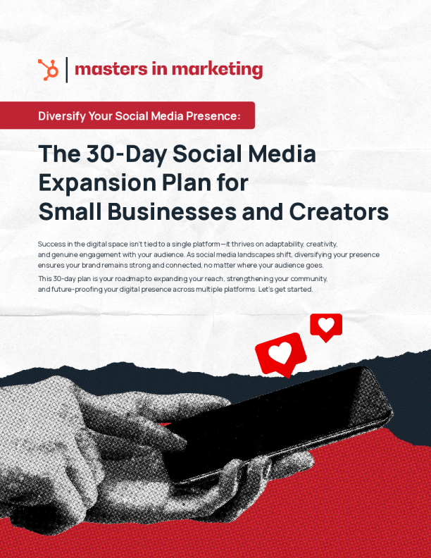 社交媒体多样化清单