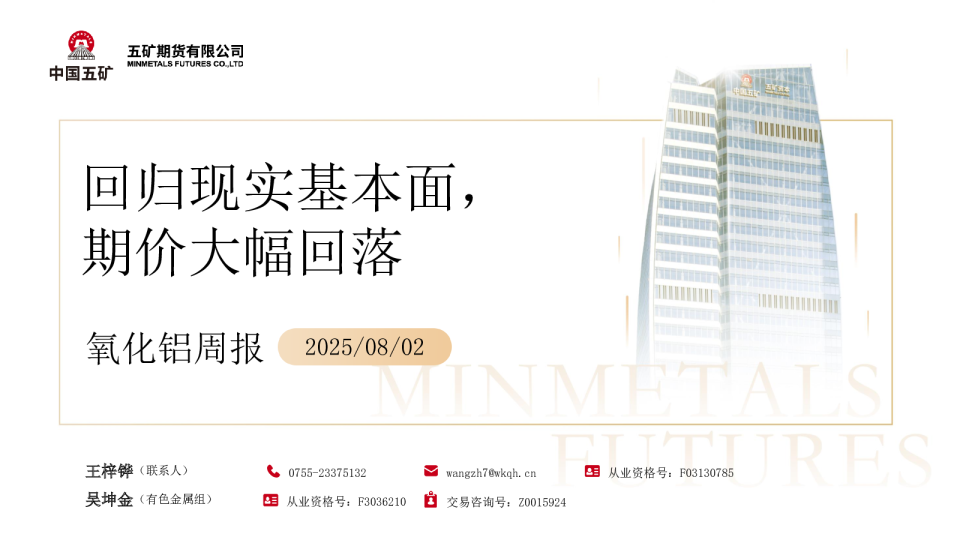 氧化铝周报