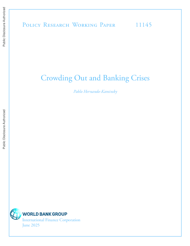 挤出市场与银行业危机