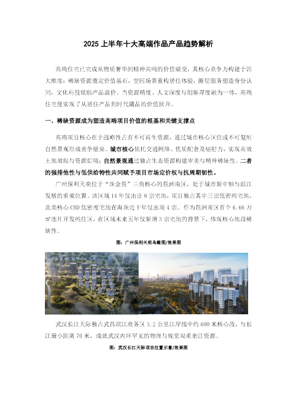 2025上半年十大高端作品产品趋势解析