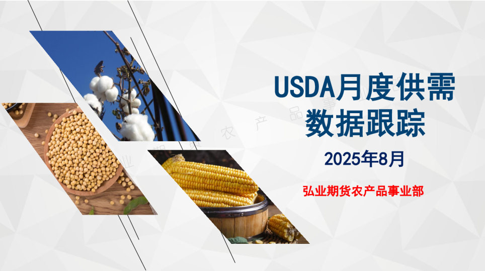 USDA月度供需数据跟踪