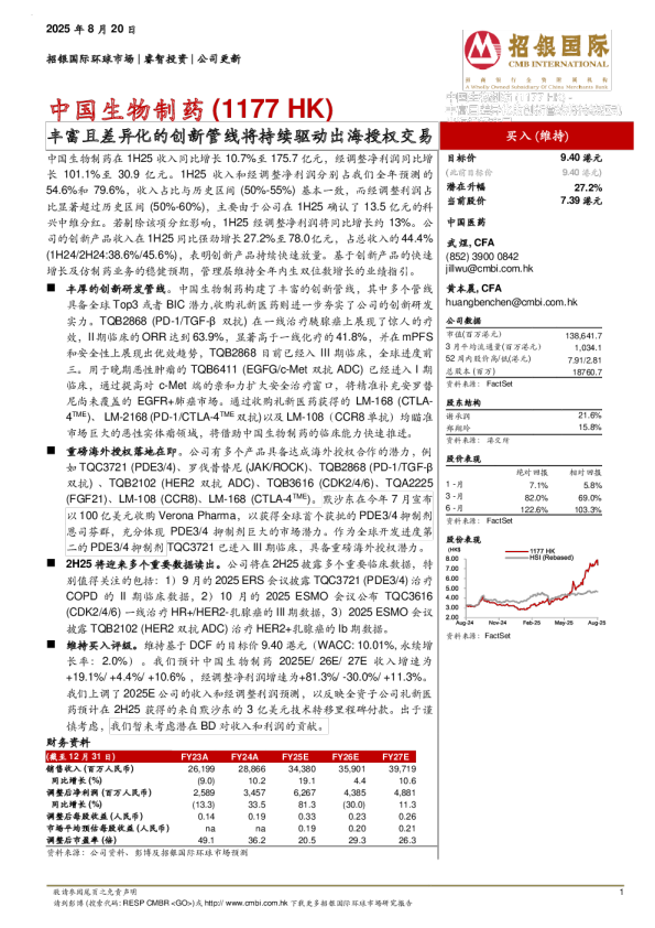 丰富且差异化的创新管线将持续驱动出海授权交易