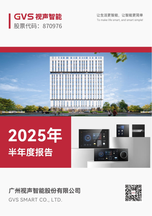 视声智能：2025年半年度报告