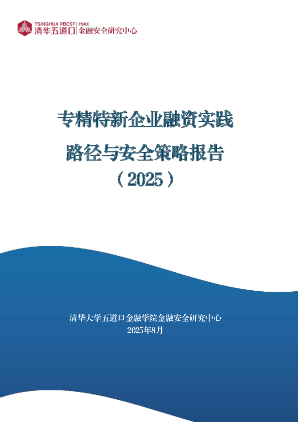 专精特新企业融资实践路径与安全策略报告