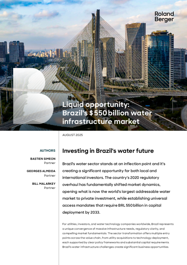 流动性机会：巴西5500亿美元的水利基础设施市场