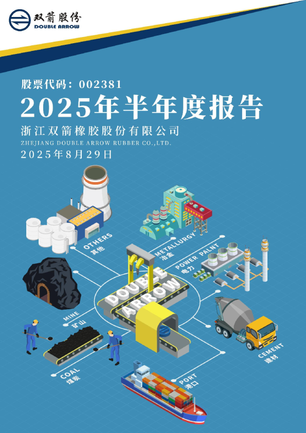 双箭股份：2025年半年度报告