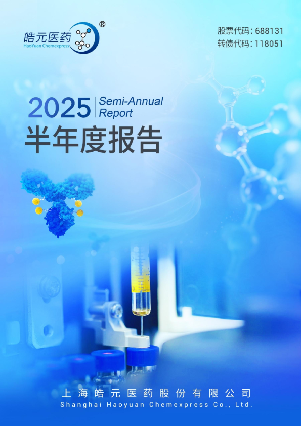 皓元医药：2025年半年度报告