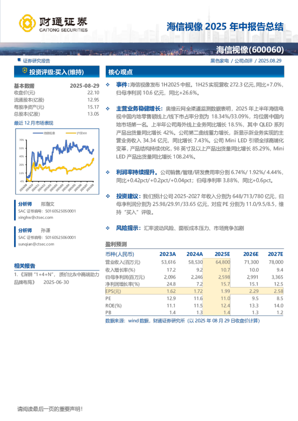 2025年中报告总结