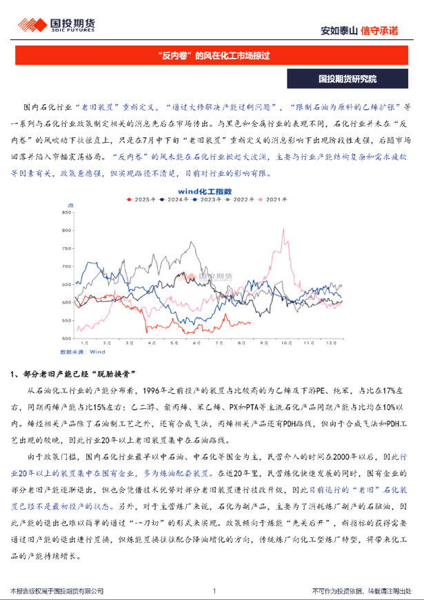 “反内卷”的风在化工市场掠过