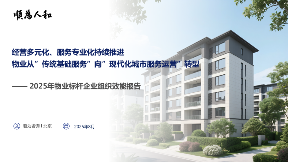 2025年物业标杆企业组织效能报告
