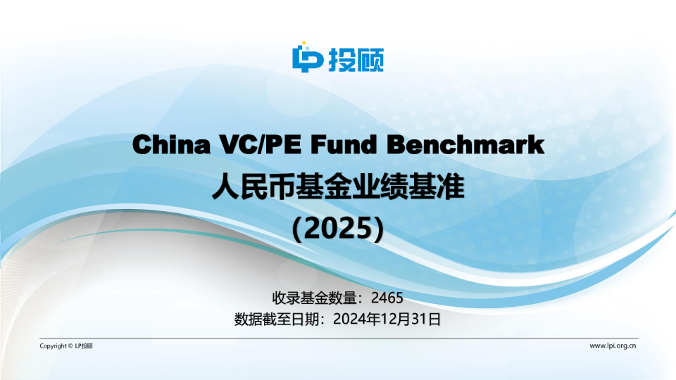 人民币基金业绩基准（2025）