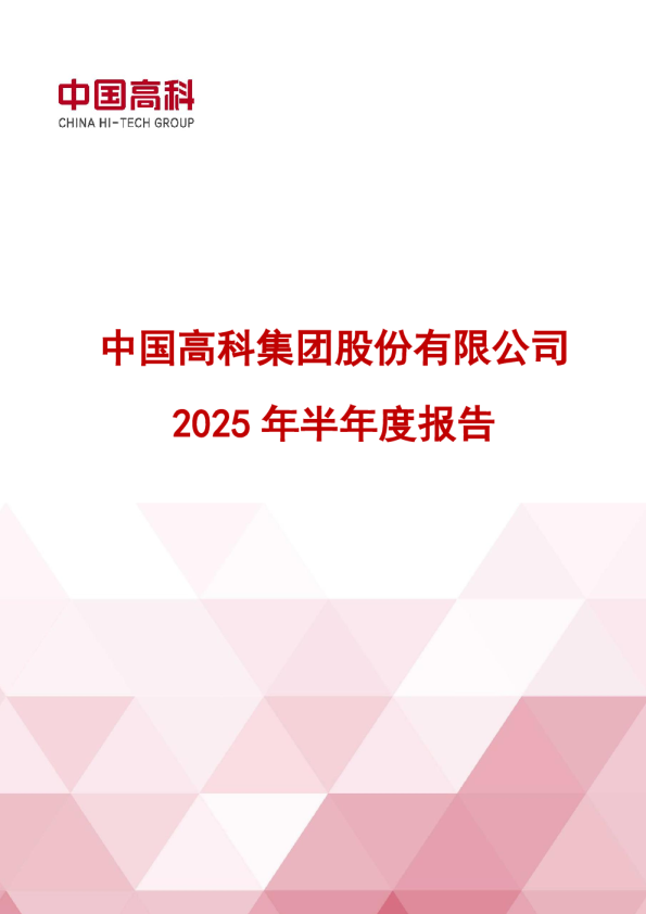 中国高科：中国高科2025年半年度报告