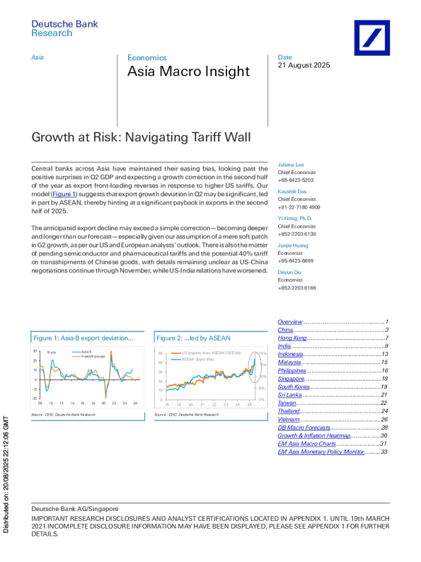 《亚洲宏观洞察》增长面临风险，穿越关税墙-117365399