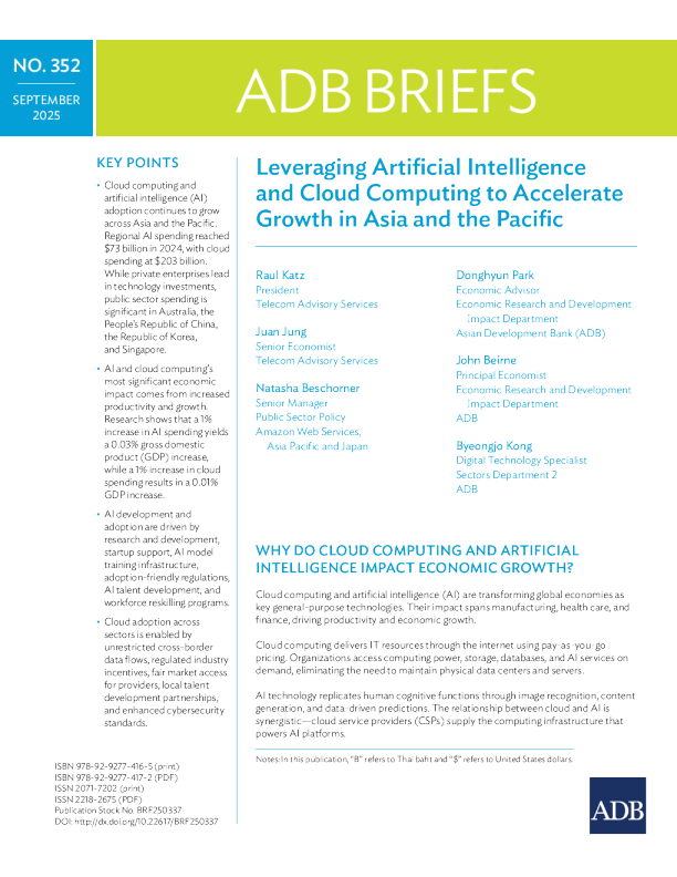利用人工智能和云计算加速亚太地区的增长（英）