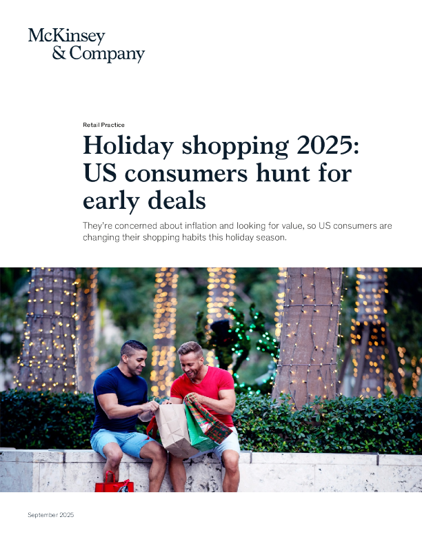 2025年假日购物：美国消费者寻求早期优惠（英）