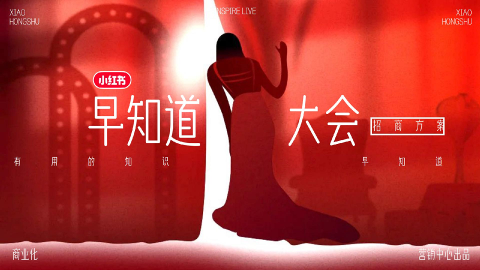 小红书《早知道大会》平台事件招商方案