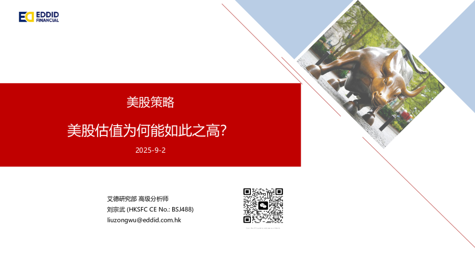 美股策略：美股估值为何能如此之高？