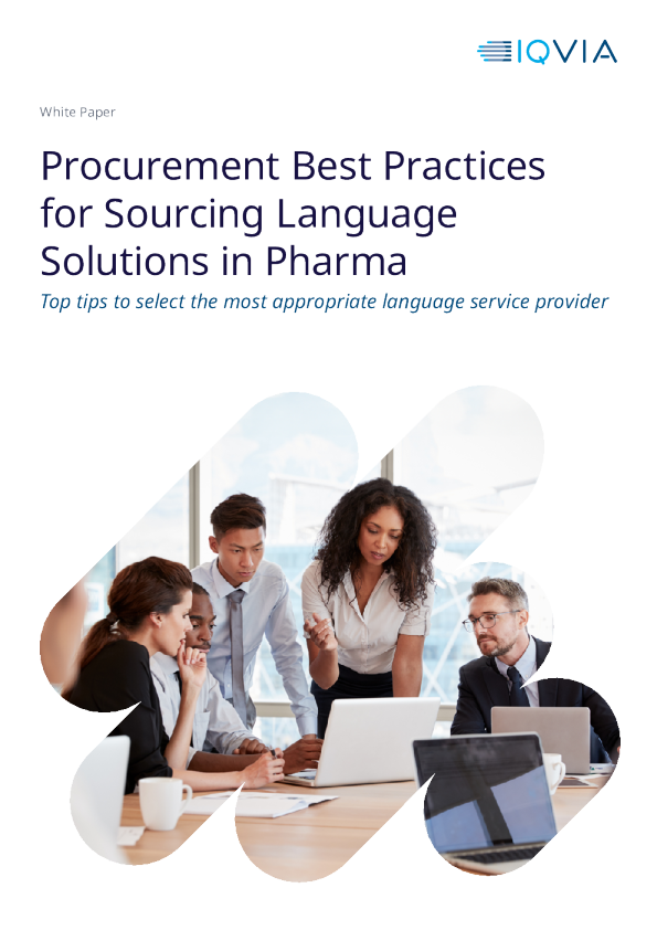 制药行业语言解决方案采购最佳实践白皮书