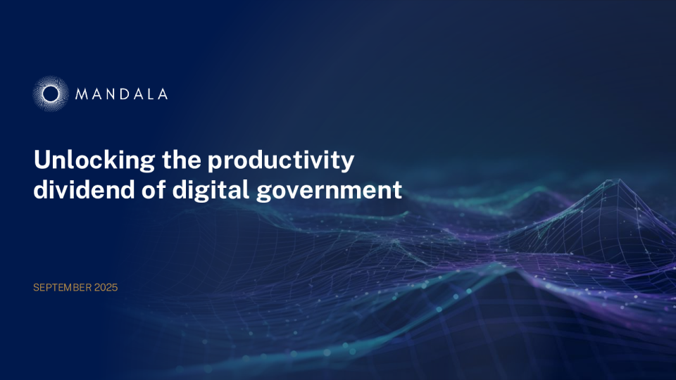 释放数字政府的生产力红利