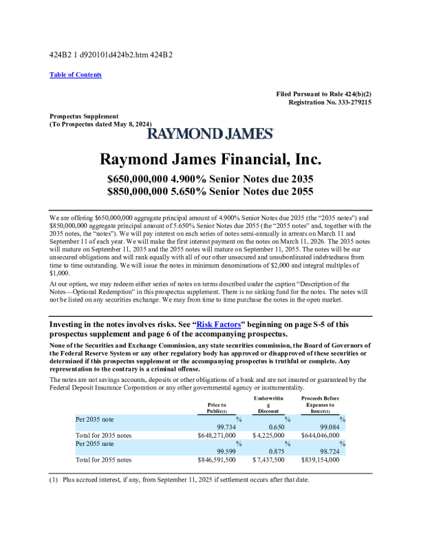 瑞杰金融美股招股说明书(2025-09-10版)