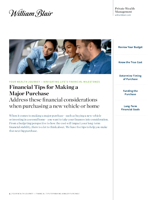 重大采购的财务提示