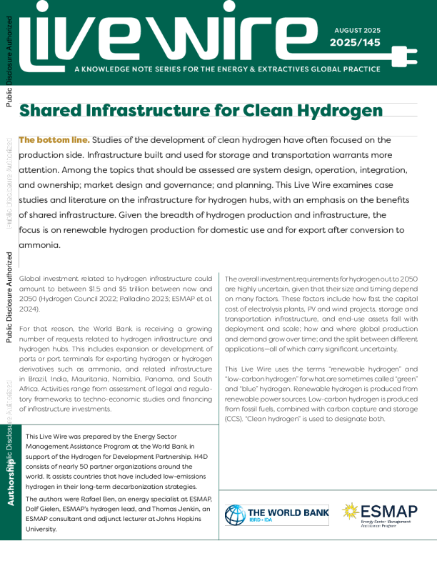 清洁氢气共享基础设施
