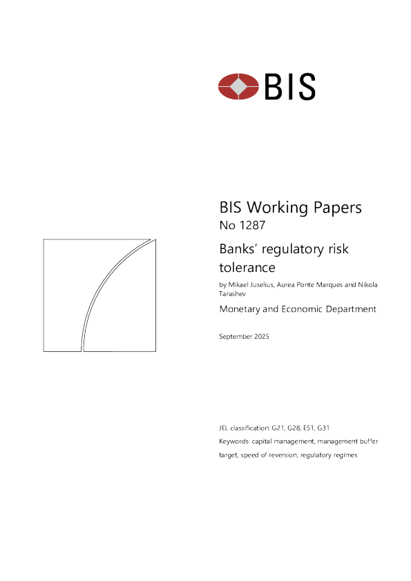 银行的监管风险承受能力