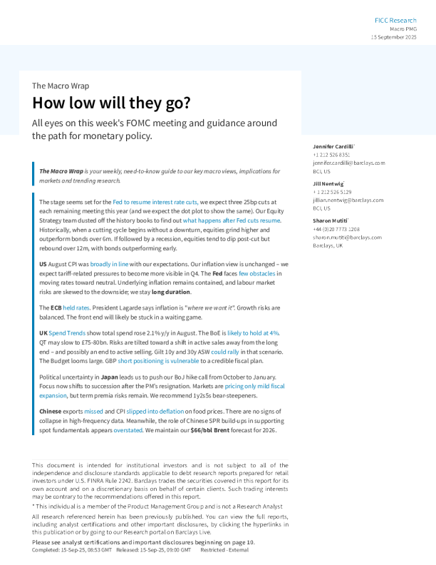会降至多低？所有人的目光聚焦在本周的FOMC会议以及围绕货币政策路径的指引