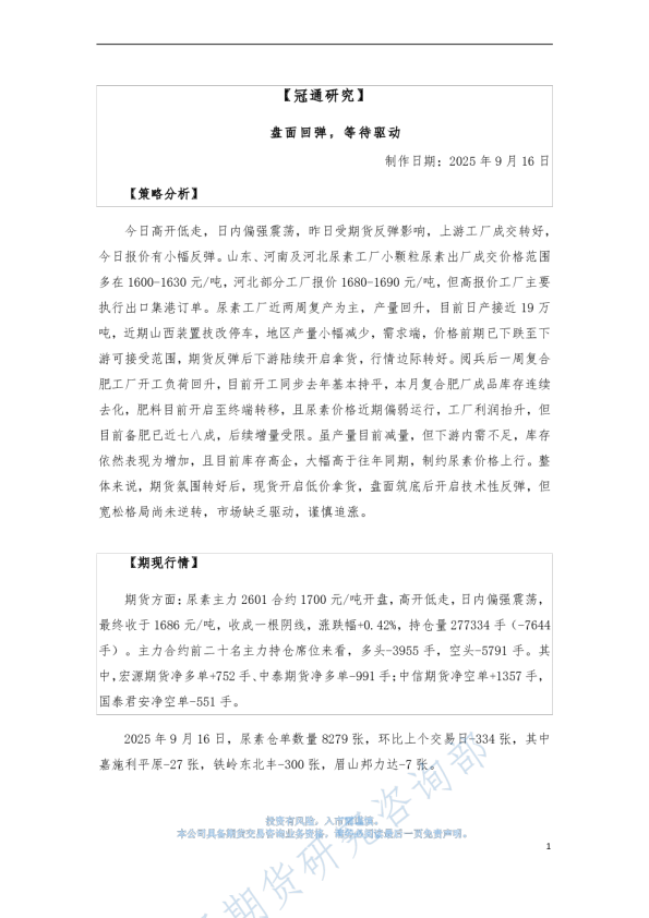 盘面回弹，等待驱动