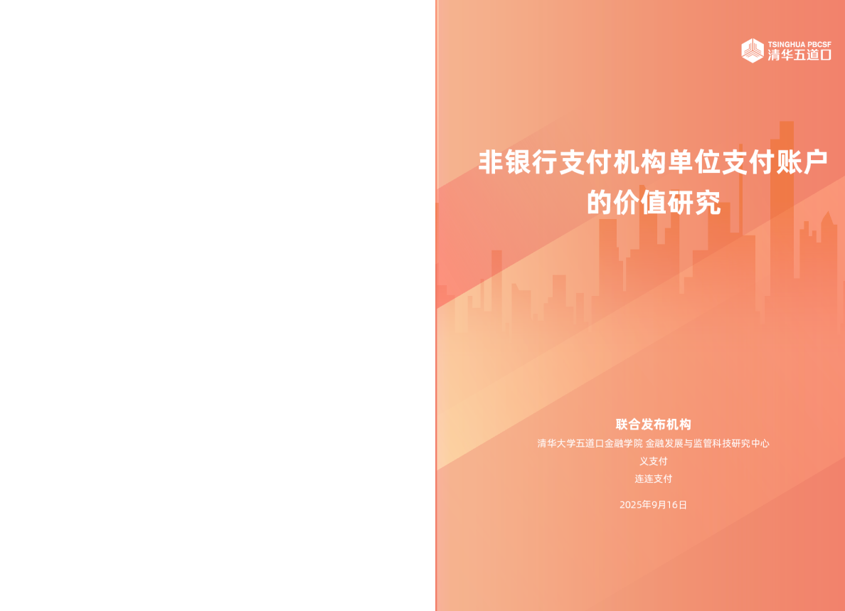 非银行支付机构单位支付账户的价值研究