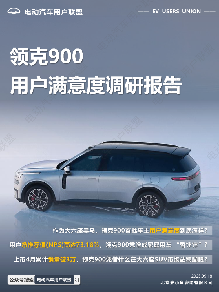 领克900用户画像及满意度报告