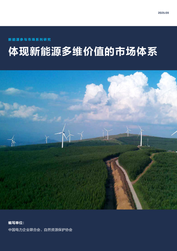 新能源参与市场系列研究：体现新能源多维价值的市场体系