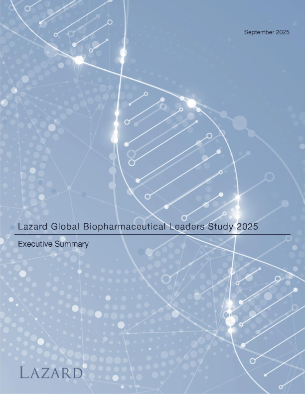Lazard全球生物制药领导者研究2025