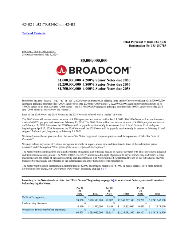 博通美股招股说明书(2025-09-24版)