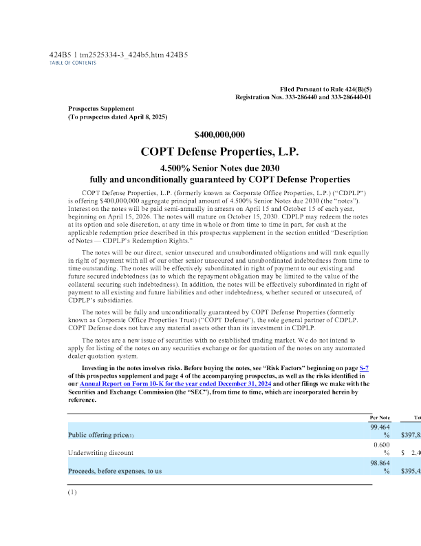 CDP美股招股说明书(2025-09-25版)