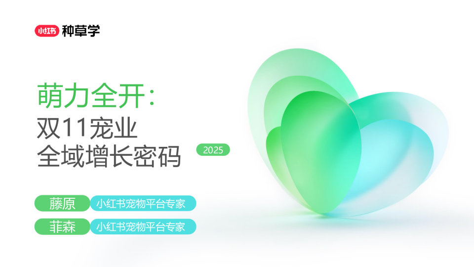 2025小红书双11-宠物行业增长攻略