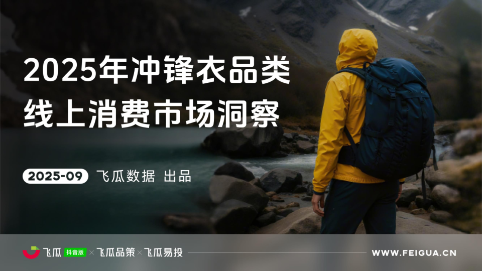 2025年冲锋衣品类线上消费市场洞察