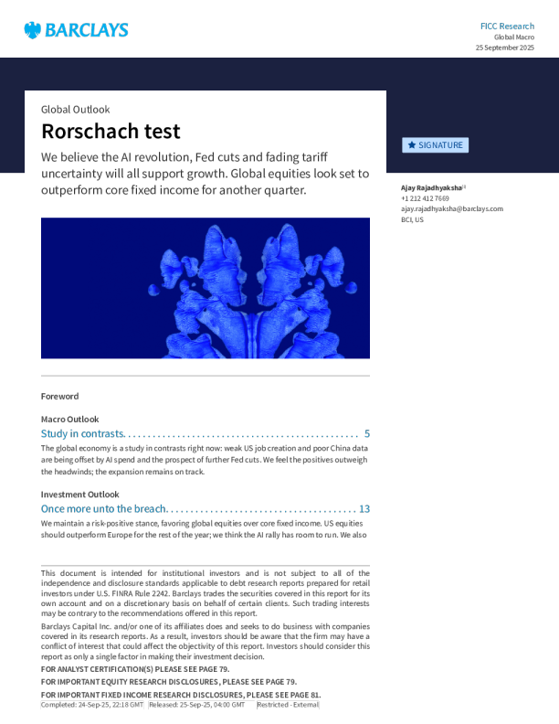 全球展望：罗夏测试