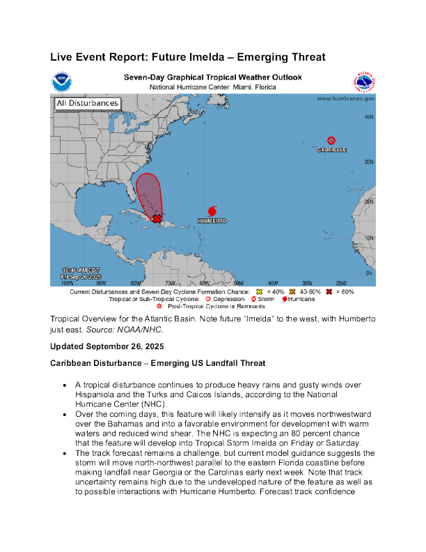 现场活动报告：未来伊梅尔达——新兴威胁
