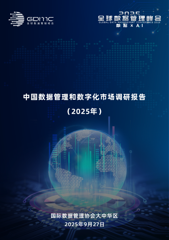 中国数据管理和数字化市场调研报告（2025年）