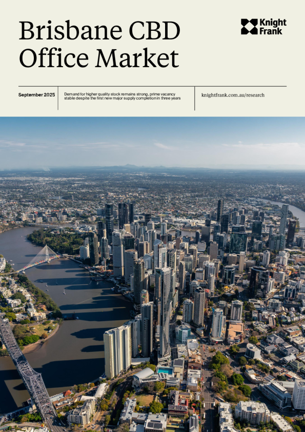 布里斯班中央商务区写字楼市场2025年9月