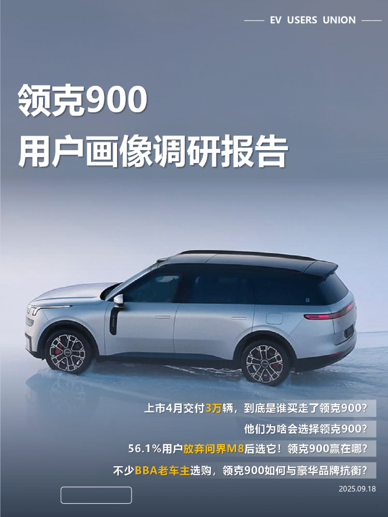 领克900用户画像调研报告