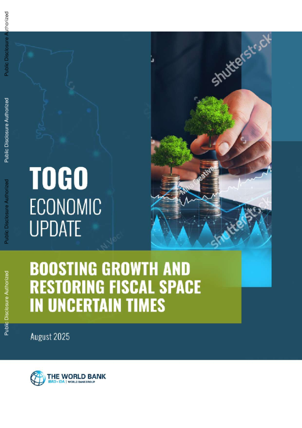 多哥经济更新，2025年8月：在不确定时期促进增长和恢复财政空间（英）2025